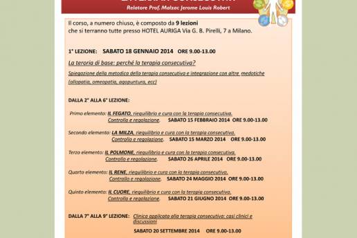 Corso Terapia Consecutiva sezioni Medici